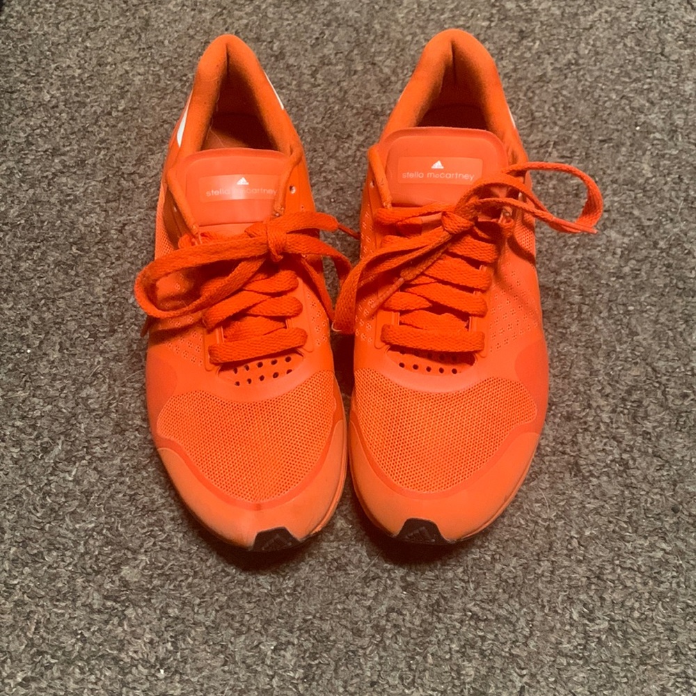 Stella McCartney Adidas orange shoes size 7